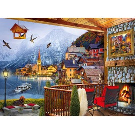 Clementoni 39481 39481 Collection Puzzle Hallstadt-1000 Pieces, Multi-Coloured