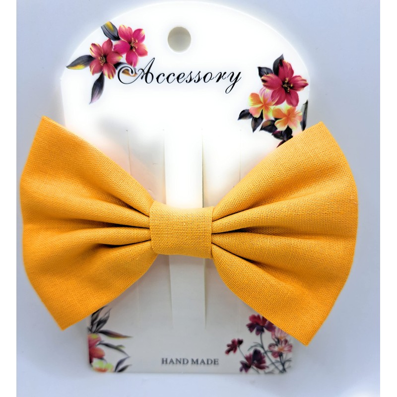 fabric hair bow clip