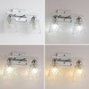 Mecgirn Stainless Steel Bathroom Vanity Light Over Mirror, 2 Light