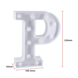 HONPHIER HONPHIER? Buchstaben Lichter Alphabet Lampe LED Brief Beleuchtung Buchstabe Licht Beleuchtete Buchstaben Nachtlichter Dekoration fr Geburtstag Party Hochzeit Kinderzimmer (P)