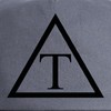 CafePress Triangle Icon Unique Adjustable Baseball Hat Gray