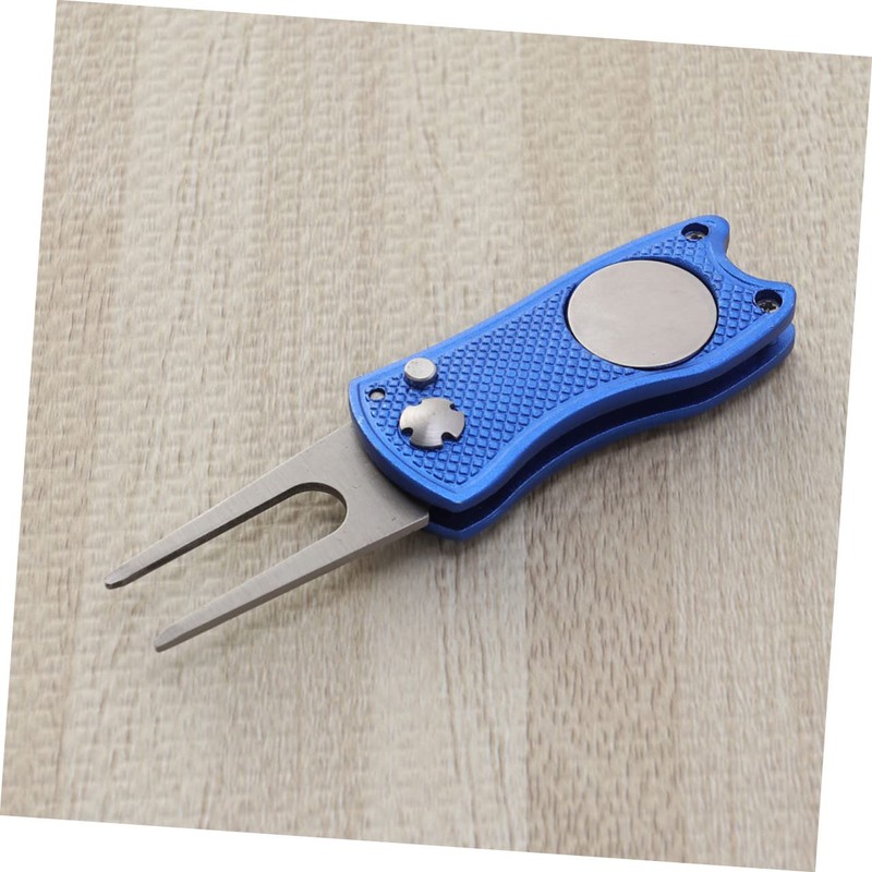 Sosoport 3pcs Golf Equipment Divot Repair Tool Ball Marker Stainless
