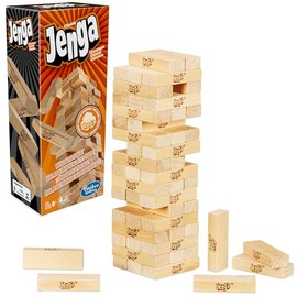 Hasbro Juego de Mesa Original de Bloques de Madera para Adultos, y niños y niñas a Partir de los 6 años para 1 o más Jugadores