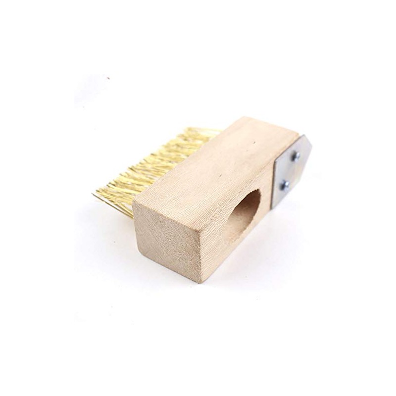 SENRISE Patio Weed Wire Brush Broom for Cleaning Block Paving/Patios