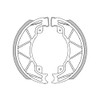 Brake Shoes Polini 140 x 25 mm Piaggio/Vespa I-GET 125-150