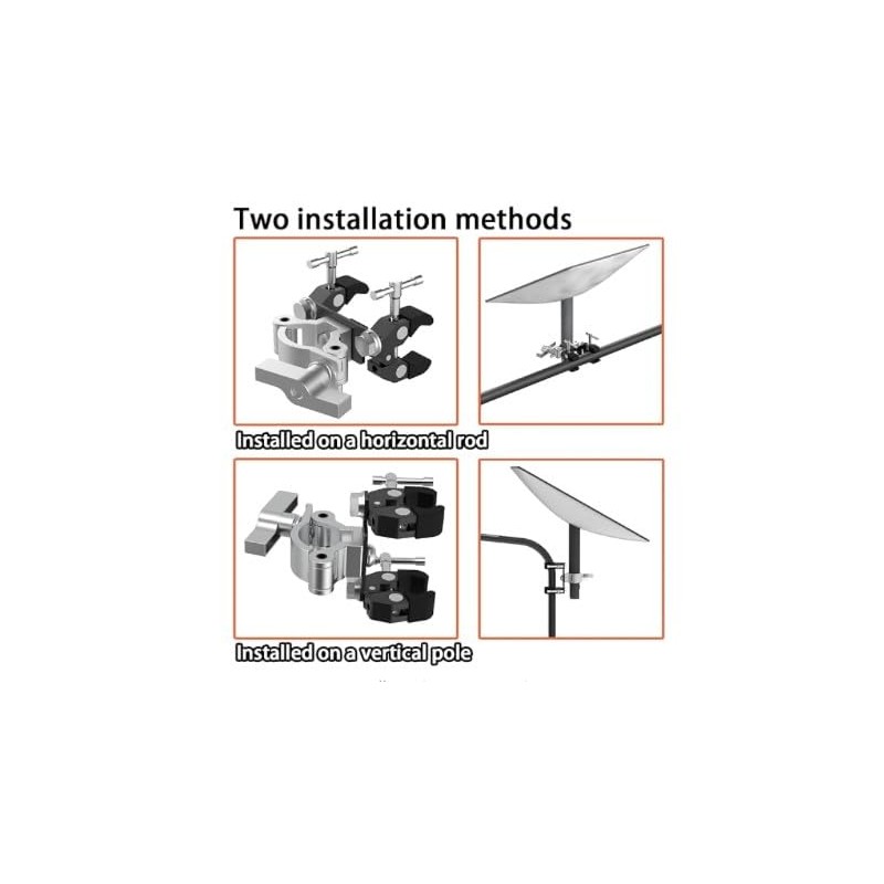 FlagPole Buddy Starlink Gen 2 Compatible Mount Horizontal or Vertical