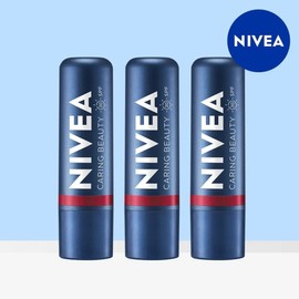 Care & Color Lip Balm Deep Red 4.8g 3 packs / 케어 앤 컬러 립밤 딥레드 4.8g 3개
