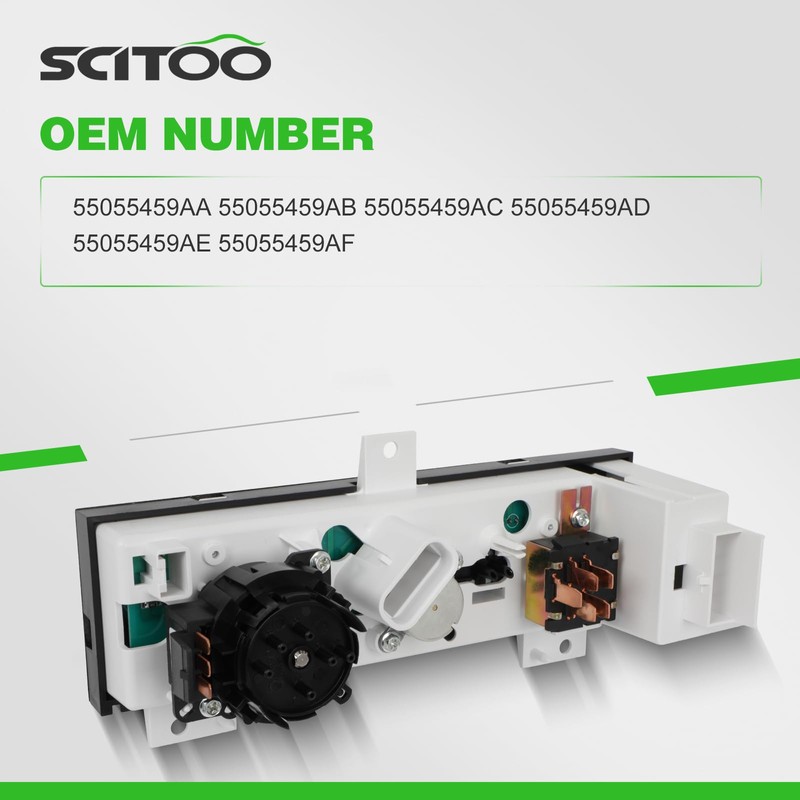 SCITOO Climate Control Module AC Heater Control Panel 1998-2003 for