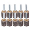 sourcing map 20mm Flap Wheels Shank Mounted Sandpaper Abrasive Wheel