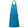 Schnoschi High Quality Embroidered Kitchen Apron in Turquoise with 3