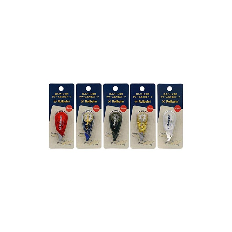 Rolburn Correction Tape Cream 0.16 inch (4 mm) Width [White]