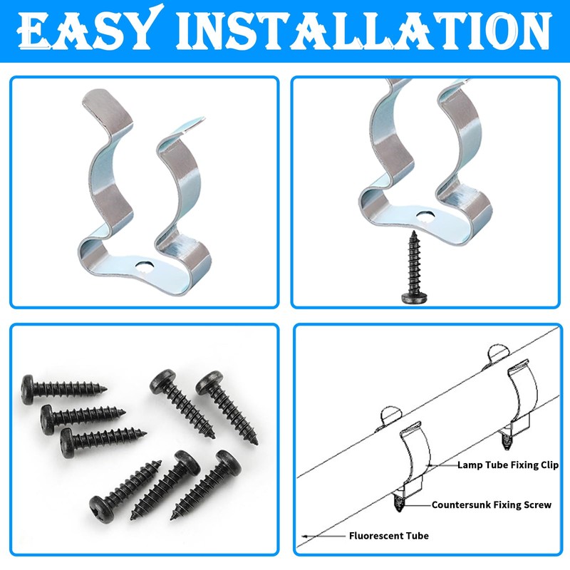 XZSKD 16 Pcs Tool Clips, Spring Clips Metal, Terry Clips,