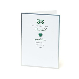 UK Greetings 55th Anniversary Card