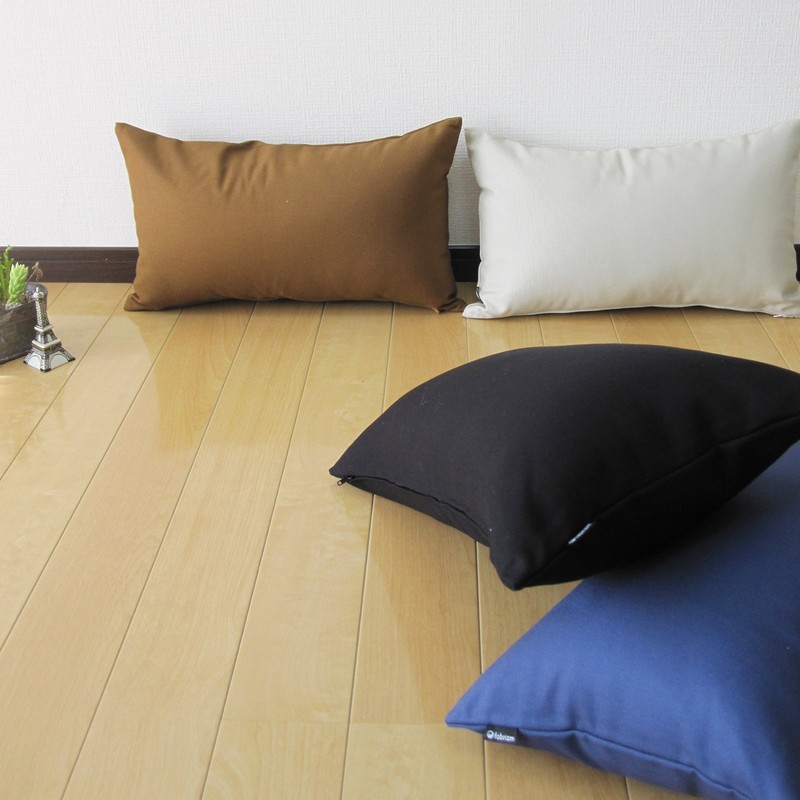 fabrizm 1364-bl-bl Cushion Cover Made in Japan Rectangle 50 x