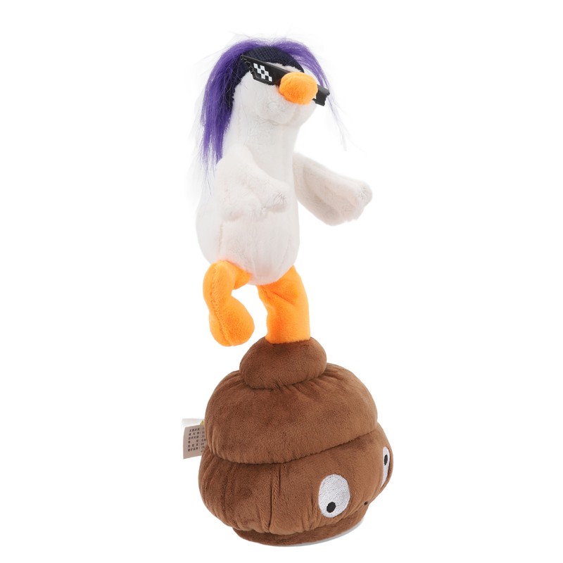Baby Electric Plush Doll Goose Shape Interactive Talking Singing Dancing