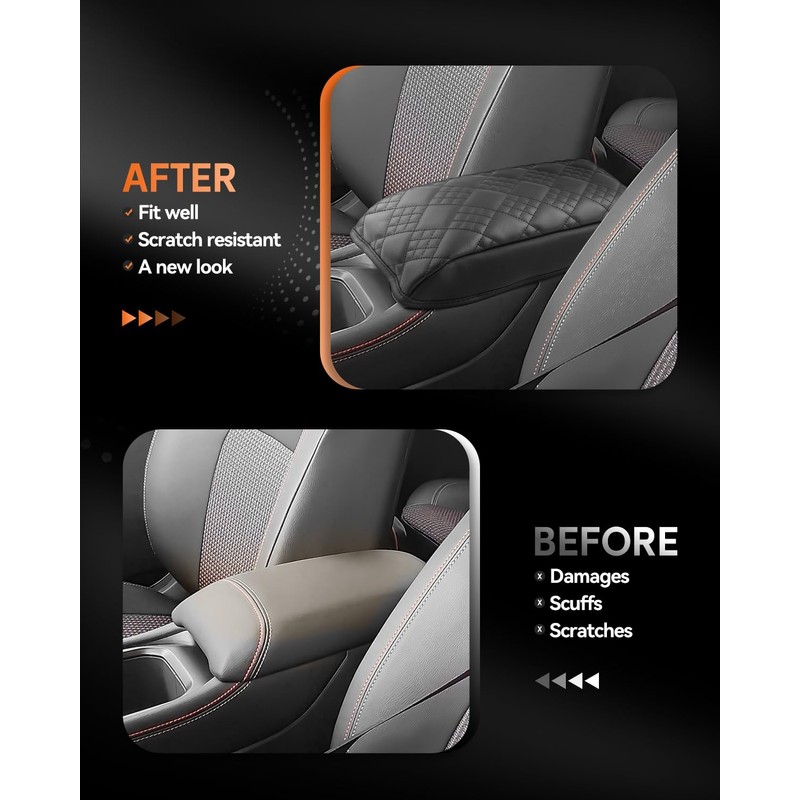 CDEFG for 2025 2026 Nissan Kicks Center Console Cover Armrest