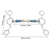 125mm Professional Snaffle Bit Stainless Steel Horse Mouth Bit Horse