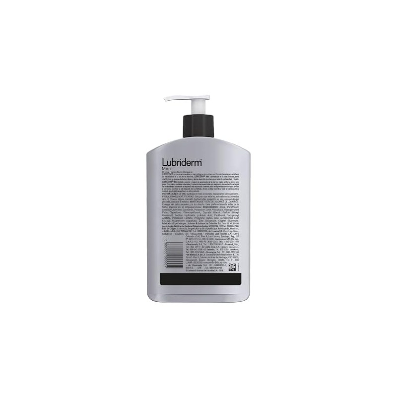 Lubriderm Men 3 en 1 Crema corporal 400ml 2 PACK