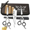 Sharpend Professional Hair Cutting Scissors, 7 PCS Barber Thinning Scissors