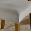 SureFit Hampstead Stretch Velvet Short Dining Room Chair Covers, Dining