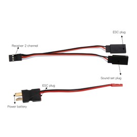 RC Engine Sound Simulator, 10 Sound Effect Simulator RC Model Car Upgrade Replacement Part Wide Application