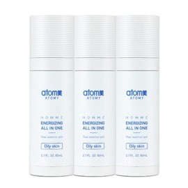 Atomy Homme Energizing All-in-One 80ml x 3 (49502745) / 애터미 옴므 에너자이징 올인원 80ml x 3개 (49502745)