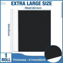 Amylove Extra Large 24 in x 5 ft x 30 Mil Blank Car Magnet Roll Vehicle Magnetic Signs Flexible Automotive Strong Car Printable Magnets Sheet Stickers for Trucks Bumper Advertising Business