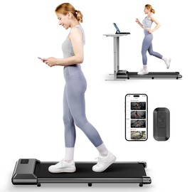 Lacuffy Walking Pad, Under Desk Walking Pad Treadmills for Home/Office, Mini Walking Pad for Home, 2 in 1 Walking Portable Desk Treadmill with Remote Control&LED Display