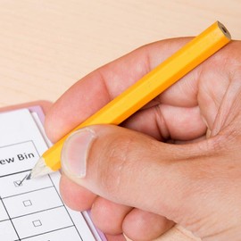 1InTheOffice Golf Pencils Bulk, Yellow Barrel HB Lead #2 4 Inch Mini Pencils, 3 1/2" 144/Box, Pre-Sharpened