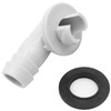 DGZZI 2PCS 3/5 Inch AC Drain Hose Connector Elbow Fitting