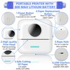 Elegant Choise Mini Portable Printer，Mini Sticker Printer Bluetooth Smart Pocket