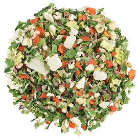 Yimi Miso Soup Ingredients of 9 Freeze Dried Vegetables (Dehydrated Tofu, Seaweed, Green Onions, Spinach, Cabbage, Carrots, Mushrooms, Parsley, Shallot), Not Include Miso Paste, Flavorful Vegan Mix Food, 16 oz