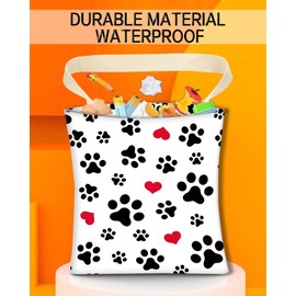 ANKVRP Car Garbage Can, Car Trash Bag, Car Garbage Bag, Hanging Car Trash Can for Car Accessories, Vehicle, Travelling, Camping, Cute Car Back Seat Organizer, Cute Dog Paws