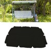Waterproof Outdoor Swing Canopy Replacement 420D Silver Coated Oxford Fabric