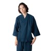 Kyoto Kimonomachi Men's Samue, Work Clothes, Black, Brown, Blue, Red,