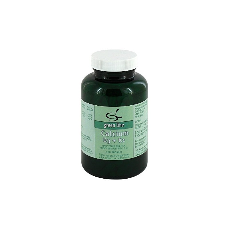 Calcium D3+K1 Capsules (Pack of 180)