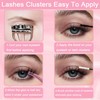 Lash Clusters Kit Spikes Left and Right 80D Fluffy Volume