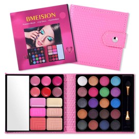 Brillia Ntday Contouring Kit Combination 32 Colors Eye Shadow Palette with Lip Gloss Blusher Cosmetic Make Up Kit Set # 1 #1