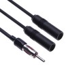 Universal Dual Female DIN Antenna Splitter Cable by Keple |