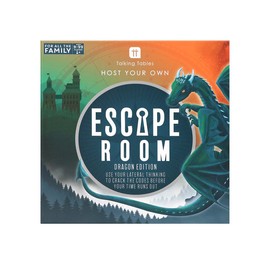 Talking Tables Dragon Edition Escape Room Game for Adults Teenager, Video Intro, QR Codes for Sciene Playlist, Present, Games Night, Birthday, Dinner Party, Secret Santa, Christmas, Age 9+, Players 1+