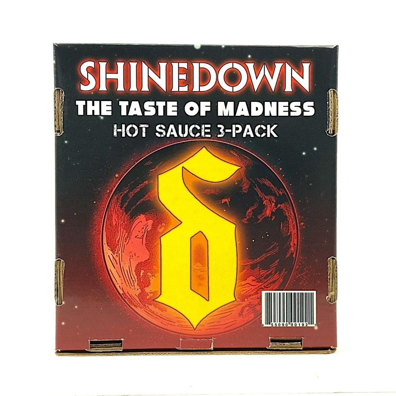 Torchbearer Sauces Shinedown's Taste of Madness Hot Sauce Variety 3