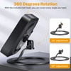 VIJIM Aluminum Desktop Projector Stand w 1/4" Ballhead Angle Adjustment,