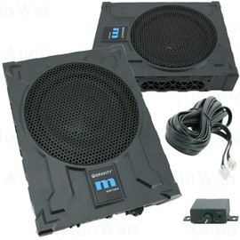 Gravity GRWF10 10-Inch 550 Watts Car Audio Under Seat Subwoofer Powerful Loud Speaker Pro Audio Active Aluminum Super Slim with High Power Long-Throw 10'' Truck Bass Sub