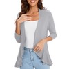Urban CoCo Women's Casual Lightweight Open Front Cardigan Soft Draped