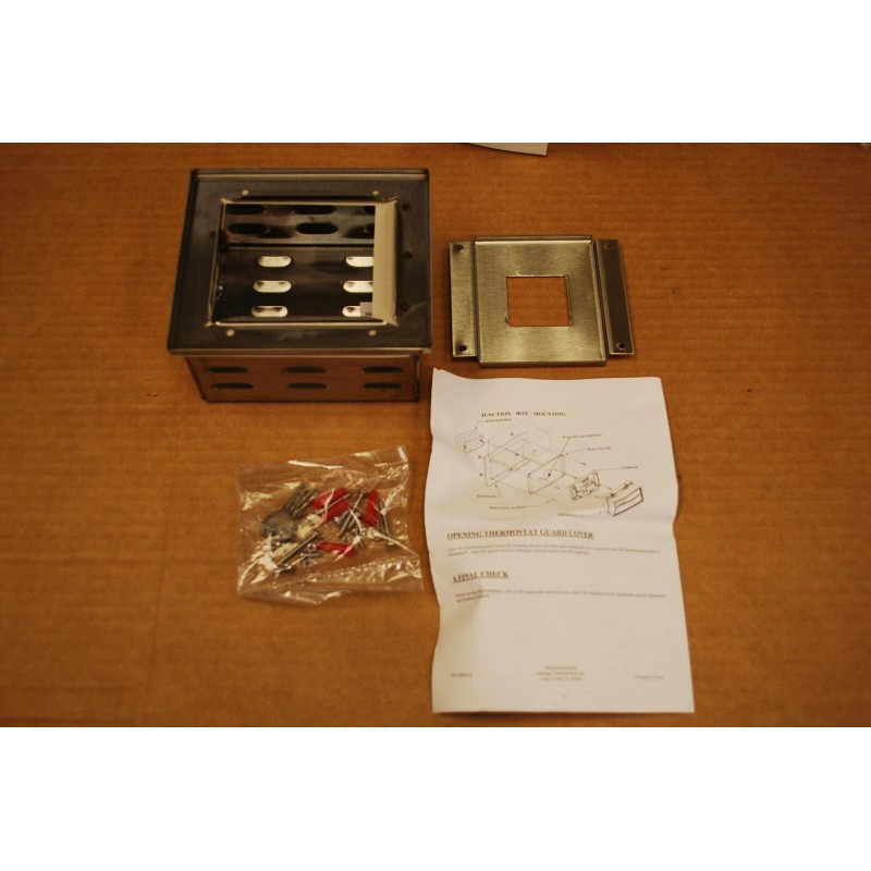 unknown New, Free Ship, Universal locking thermostat guard cover, stainless