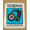 Lil Indian Vintage Minibike Micro Mate Number Plate Decal Mini
