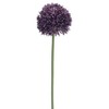 17.5" Allium Silk Flower Stem -Violet (Pack of 24)