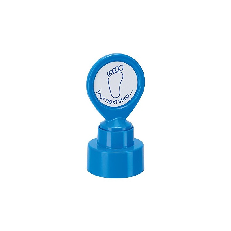 COLOP motivational stamp - Your Next Step - Blue ink