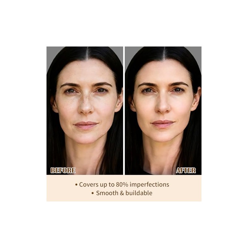 UCANBE Base de maquillaje y corrector 2 en 1, cobertura