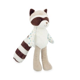 KALOO - Fripons - Gaston Raccoon Doll - Baby Plush and Comforter - Ideal for Birth - Grey - 25 cm - From Birth - K205002